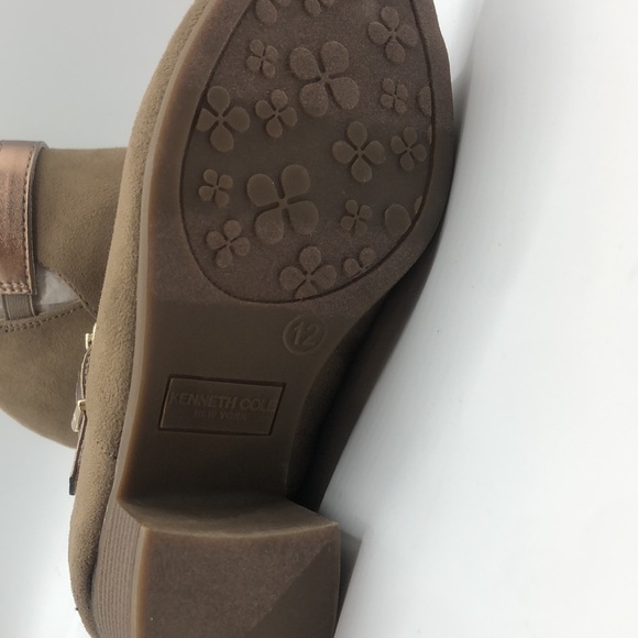 GIRLS' KENNETH COLE LITTLE KID & BIG KID LAYLA LOGO HEELED BOOTIES size 12 - Picture 8 of 8